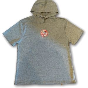 ny yankees short sleeve hoodie